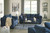 Darcy Blue 4 Pc. Sofa/Couch/Couch, Loveseat, Chair, Ottoman