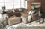 Graftin Teak 4 Pc. Right Arm Facing Corner Chaise 3 Pc Sectional, Ottoman