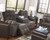 Acieona Slate 3 Pc. Reclining Sofa/Couch/Couch, Loveseat, Rocker Recliner
