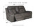 Jesolo Dark Gray 3 Pc. Reclining Sofa/Couch/Couch, Loveseat, Rocker Recliner