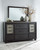 Foyland Black/Brown 5 Pc. Dresser, Mirror, King Panel Storage Bed