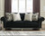 Harriotte Black 4 Pc. Sofa/Couch/Couch, Loveseat, Chair, Accent Ottoman