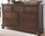 Porter Rustic Brown 6 Pc. Dresser, Mirror, Chest, California King Sleigh Bed With 2 Storage Drawers