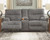 Coombs Charcoal 3 Pc. Power Sofa/Couch/Couch, Loveseat, Recliner