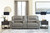 Dunleith Gray 3-Piece Power Reclining Sofa