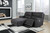 Henefer Midnight 2-Piece Power Reclining Sectional With Laf Pwr Reclining Back Chaise