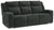 Martinglenn Ebony Reclining Sofa W/Drop Down Table