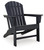 Sundown Treasure Black Adirondack Chair