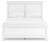 Fortman White Queen Panel Bed