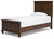 Danabrin Brown Twin Panel Bed