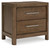 Cabalynn Light Brown Two Drawer Night Stand