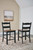 Valebeck Black / Brown Barstool (Set of 2)