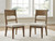 Cabalynn Oatmeal / Light Brown Dining Uph Side Chair (Set of 2)
