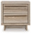 Hasbrick Tan Two Drawer Night Stand