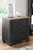 Nanforth Two-tone Two Drawer Night Stand