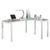 Baraga White L-desk