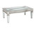 Tessani Silver Rectangular Cocktail Table