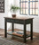 Tyler Grayish Brown/Black Sofa Table