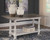 Havalance Gray/White Flip Top Sofa Table