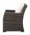 Easy Dark Brown/Beige Lounge Chair W/Cushion