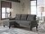 Jarreau Gray Sofa Chaise Sleeper