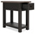 Tyler Black/Gray Chair Side End Table
