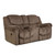 DEL MAR RECLINING LOVESEAT w/CONSOLE TAUPE