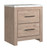 Senniberg Light Brown/White Two Drawer Night Stand