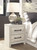 Cambeck Whitewash Two Drawer Night Stand