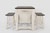 MADISON COUNTY 3-PC DINING SET - VINTAGE WHITE