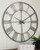 Paquita Antique Silver Wall Clock