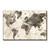 ANTIQUE WORLD MAP WALL ART