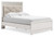 Altyra White Full Upholstered Panel Headboard