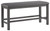Myshanna Two-tone Gray Double Upholstered Bench (1/CN)