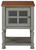 Mirimyn Gray/Brown Accent Cabinet