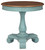 Mirimyn Teal/Brown Accent Table