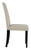 Kimonte Dark Brown/Beige Dining Upholstered Side Chair