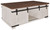 Wystfield White/Brown Rectangular Cocktail Table