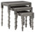 Larkendale Metallic Gray Accent Table Set (Set of 3)