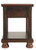 Porter Rustic Brown Chair Side End Table