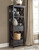 Tyler Black/Gray Display Cabinet