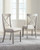 Parellen Gray Dining Upholstered Side Chair