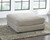 Ardsley Pewter Oversized Accent Ottoman