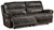 Grearview Charcoal 2 Seat Power Reclining Sofa/Couch Adj Hdrest