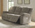 Draycoll Pewter Reclining Power Sofa/Couch