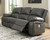 Calderwell Gray Reclining Power Sofa/Couch