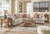 Amici Linen Left Arm Facing Sofa/Couch 3 Pc Sectional