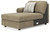 Hoylake Chocolate Left Arm Facing Chaise 3 Pc Sectional