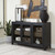 Lenston Black/Gray Accent Cabinet With 3 Doors
