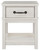 Dorrinson White One Drawer Night Stand